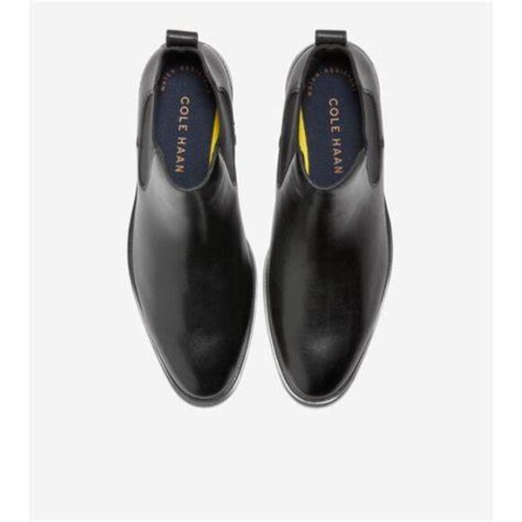 MENS COLE HAAN HAWTHORNE CHELSEA LEATHER ANKLE BOOTS - Picture 2 of 12